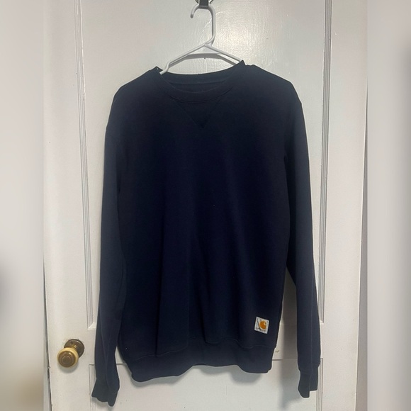 Carhartt Blue LOOSE MIDWEIGHT
CREWNECK SWEATSHIRT Size S - Picture 1 of 5